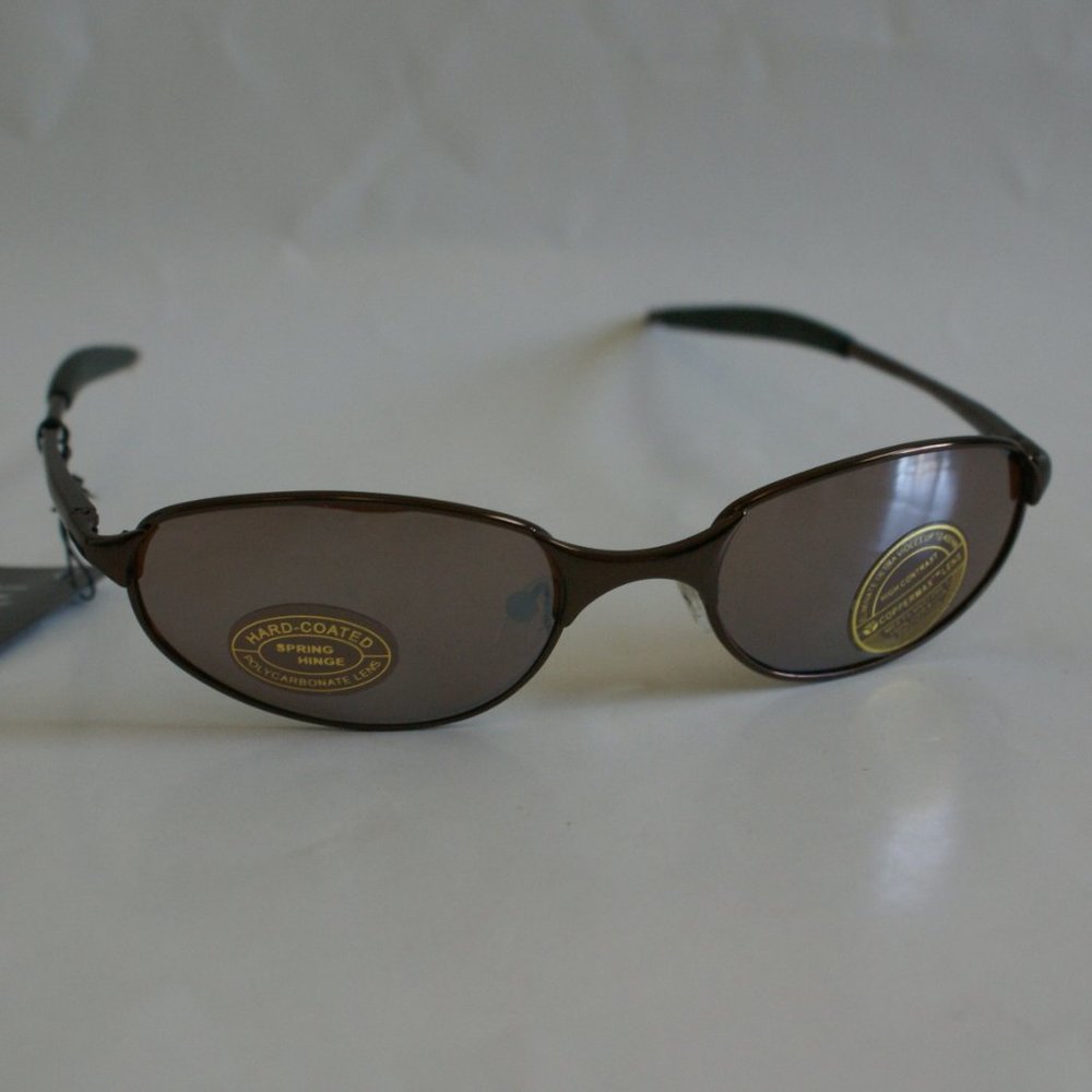NWT TruVintage Wire sports wrap around style Coppermax lens tech Sunglasses